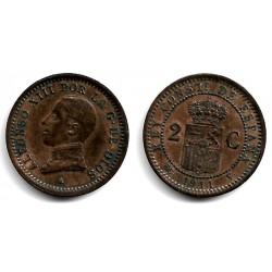 Alfonso XIII. 1911*(11). 2 Céntimos (MBC+) Ceca de Madrid PC-V