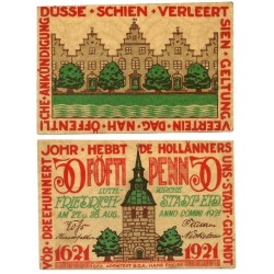Friedrichstadt (Schleswig-Holstein). 1921. 50 Pfennig (EBC+)