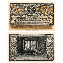 Friedrichsbrunn (Sajonia-Anhalt). 1921. 50 Pfennig (EBC+)
