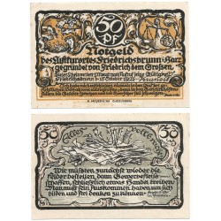 Friedrichsbrunn (Sajonia-Anhalt). 1921. 50 Pfennig (EBC+)