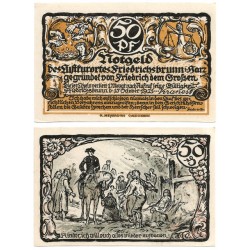 Friedrichsbrunn (Sajonia-Anhalt). 1921. 50 Pfennig (EBC+)