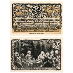 Friedrichsbrunn (Sajonia-Anhalt). 1921. 50 Pfennig (EBC+)