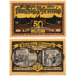 Freiberg (Sajonia). 1921. 50 Pfennig (EBC+)