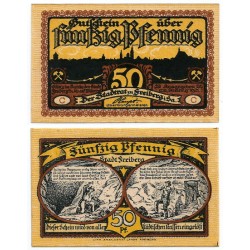 Freiberg (Sajonia). 1921. 50 Pfennig (EBC+)
