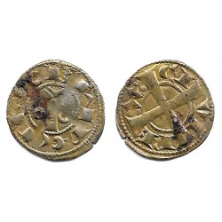 Condado de Barcelona (Alfonso I). 1162-1196. Dinero (BC+)