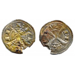 Condado de Barcelona (Alfonso I). 1162-1196. Dinero (MBC-)