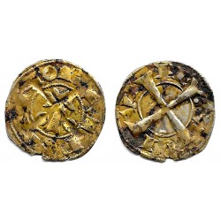 Condado de Barcelona (Alfonso I). 1162-1196. Dinero (BC/BC+)