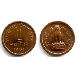 (8) India. 1961. 1 Paise (SC)