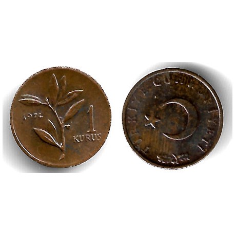 (895a) Turquía. 1974. 1 Kurus (SC-)