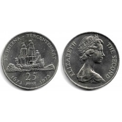 (5) Santa Helena. 1973. 25 Pence (SC-)