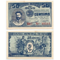 Reus. 1937. 50 Céntimos (EBC+)