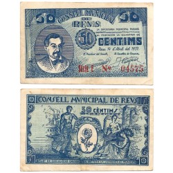 Reus. 1937. 50 Céntimos (MBC)