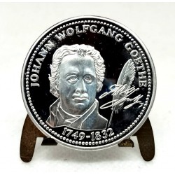 Medalla Conmemorativa de Alemania. Johan Wolfgang Goethe (EBC) (Plata)