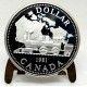 (130) Canadá. 1981. 1 Dollar (EBC+) (Plata)