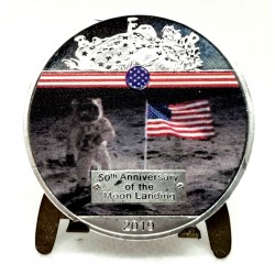 Medalla Conmemorativa 50 Aniversario del Alunizaje en la Luna (EBC)