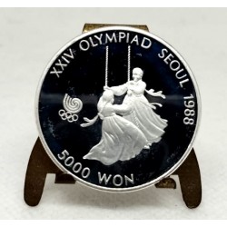 (67) Corea del Sur. 1987. 5000 Won (EBC+) (Plata)