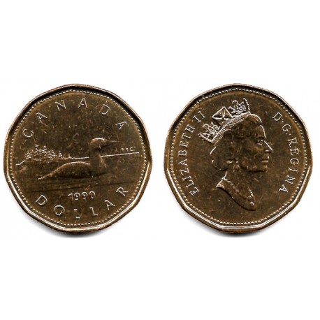 (186) Canadá. 1990. 1 Dollar (EBC+)