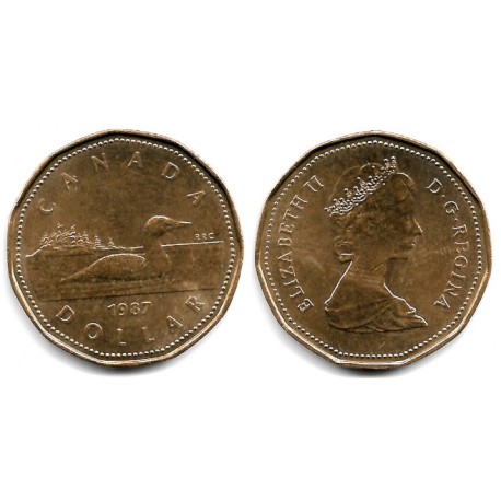 (157) Canadá. 1987. 1 Dollar (SC)