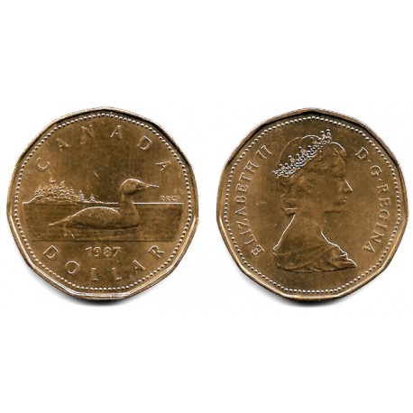 (157) Canadá. 1987. 1 Dollar (SC-)