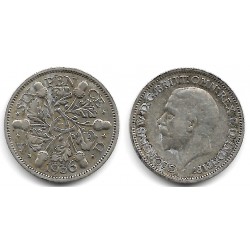 (832) Gran Bretaña. 1936. 6 Pence (BC) (Plata)