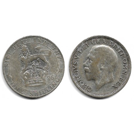 (829) Gran Bretaña. 1926. 1 Shilling (RC) (Plata)