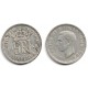 (852) Gran Bretaña. 1946. 6 Pence (BC+) (Plata)