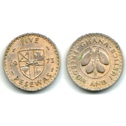 (15) Ghana. 1973. 5 Pesewas (BC)