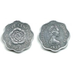 (18) Seychelles. 1972. 5 Cents (EBC+)