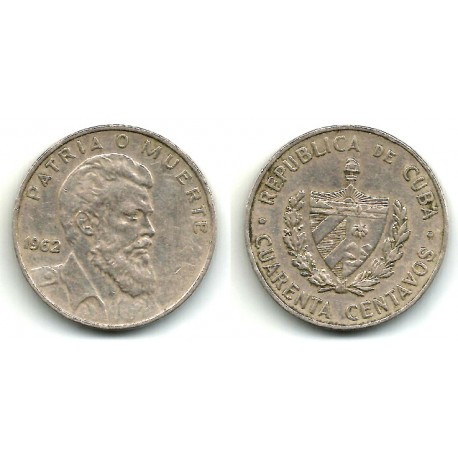(32) Cuba. 1962. 40 Centavos (MBC-)