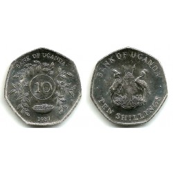 (30) Uganda. 1987. 10 Shillings (EBC+)