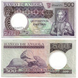 (107) Angola. 1973. 500 Escudos (EBC)