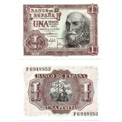 Estado Español. 1953. 1 Peseta (SC) Serie F
