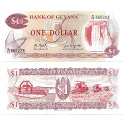 (21g) Guyana. 1966-92. 1 Dollar (SC)