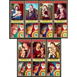 Guinea Ecuatorial. 1972. Serie Completa (Nuevo, con señal de fijasellos) NAVIDAD