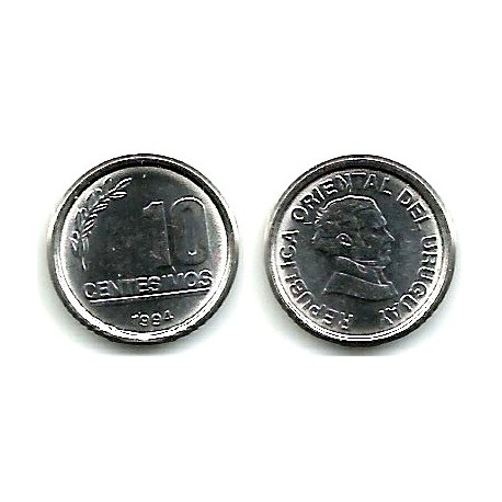 (102) Uruguay. 1994. 10 Centesimos (SC)