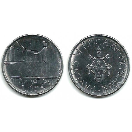 (137) Ciudad del Vaticano. 1978. 100 Lira (SC)