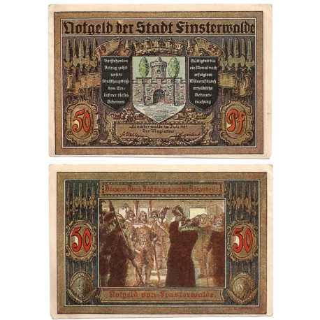Finsterwalde (Brandeburg). 1921. 50 Pfennig (EBC+)