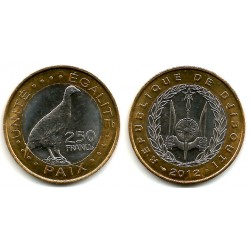 Djibouti. 2012. 250 Francs (SC)
