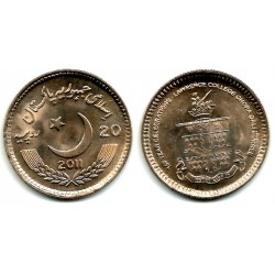 (72) Pakistán. 2011. 20 Rupees (SC)