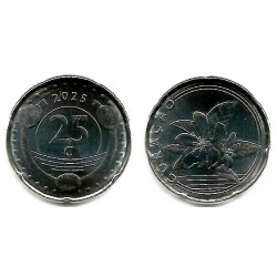 Curasao. 2025. 25 Cents (SC)