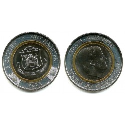 San Martín. 2025. 5 Gulden (SC)