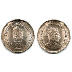 (290) India. 1999. 2 Rupees (EBC+)