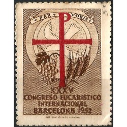 XXXV Congreso Internacional Barcelona. 1952. 2 Pesetas (Usado)