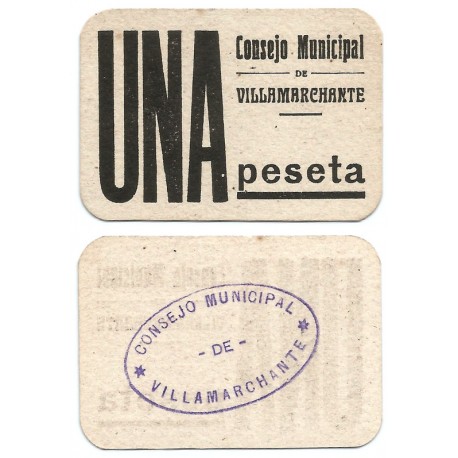 Villamarchante. 1937. 1 Peseta (SC)