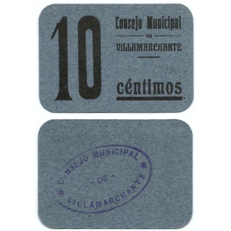 Villamarchante. 1937. 10 Céntimos (SC)