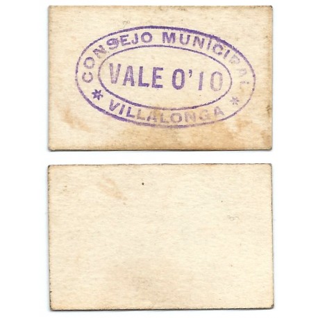 Villalonga. 1937. 10 Céntimos (EBC+)