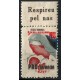 Viñeta. Pro-Infancia. Ayuda. 1933. 5 Céntimos (Nuevo, con marca de fijasellos)
