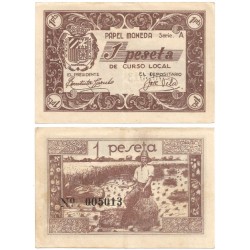 Sollana. 1937. 1 Peseta (EBC+)