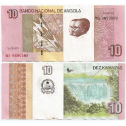 (151B) Angola. 2012. 10 Kwanzas (EBC) Leves manchas