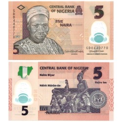 (38) Nigeria. 2021. 5 Naira (SC)